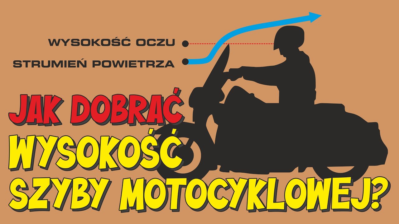 Jak dobrać wysokość szyby motocyklowej? #motocykle