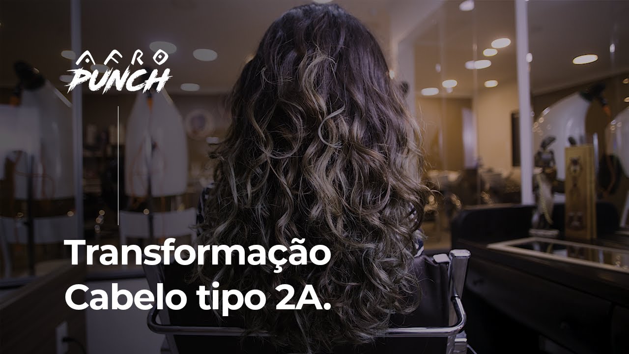 Transforma&ccedil;&atilde;o Cabelo Tipo 2A - Curso Afro Punch