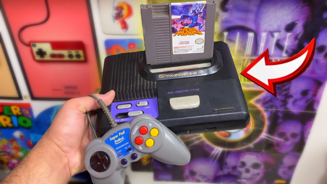 TESTE DA CAÇADA NA FEIRA DO ROLO | Dynavision 4 clone de NES