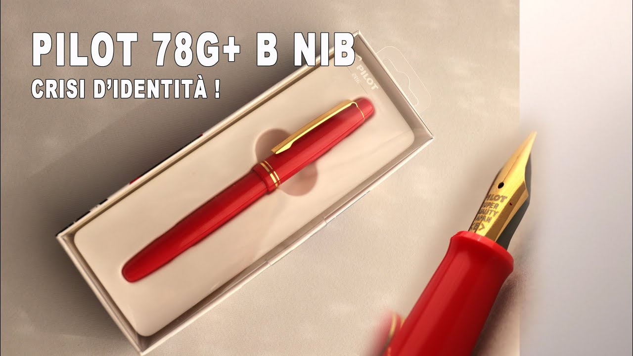 Pilot 78G B nib un meraviglioso pennino in...crisi di identità !