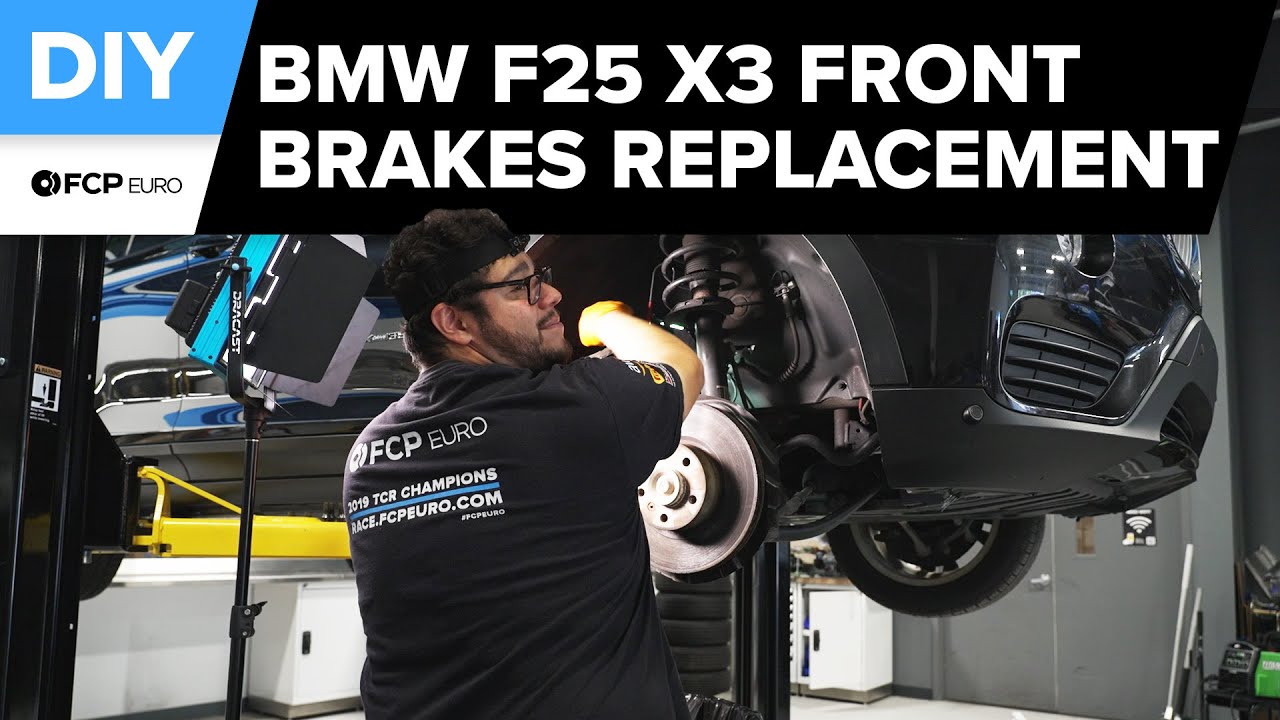 BMW X3 Front Brake Pad & Rotor Replacement DIY (2011-2017 BMW F25 X3, X4, xDrive28i, xDrive35i)