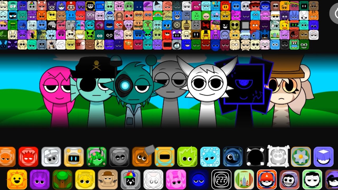 Incredibox Sprunki but Sprunki OC Fake ( 200 characters )