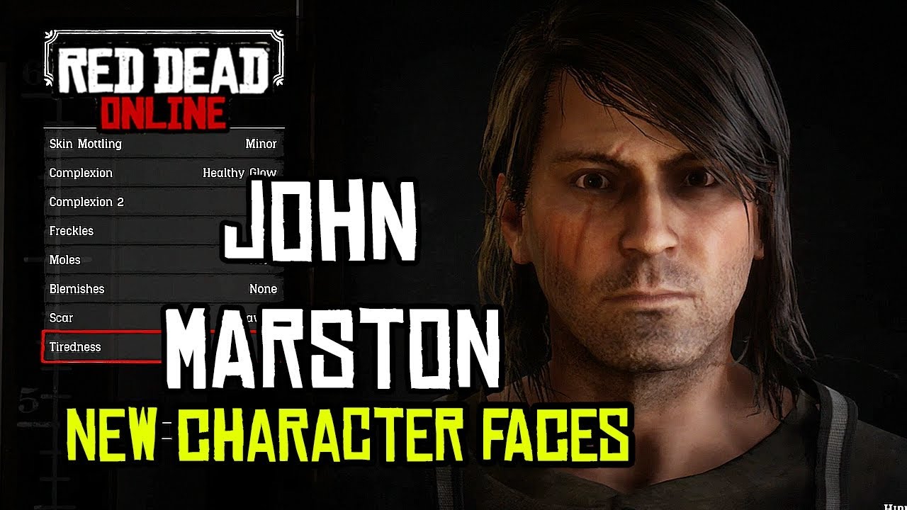 Red Dead Online JOHN MARSTON CREATION (NEW BEST VERSION) New Characters