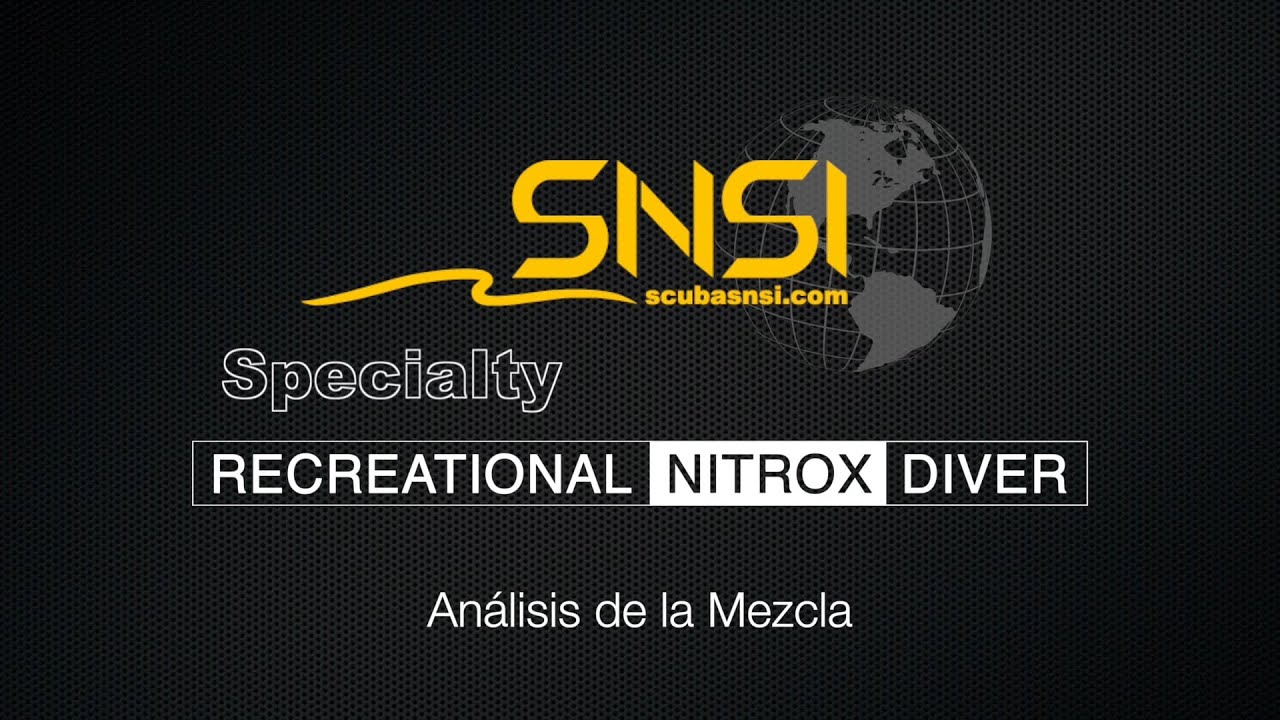 SNSI Recreational Nitrox Diver - Specialty ESP