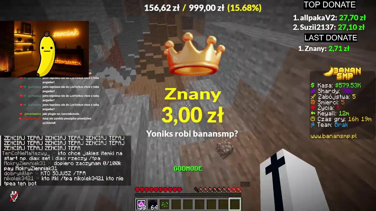 LIVE - START BANANSMP.PL | NOWY SERWER