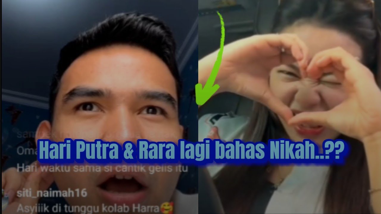 Hari Putra dan Lady Rara bahas nikah saat live bareng ..!!