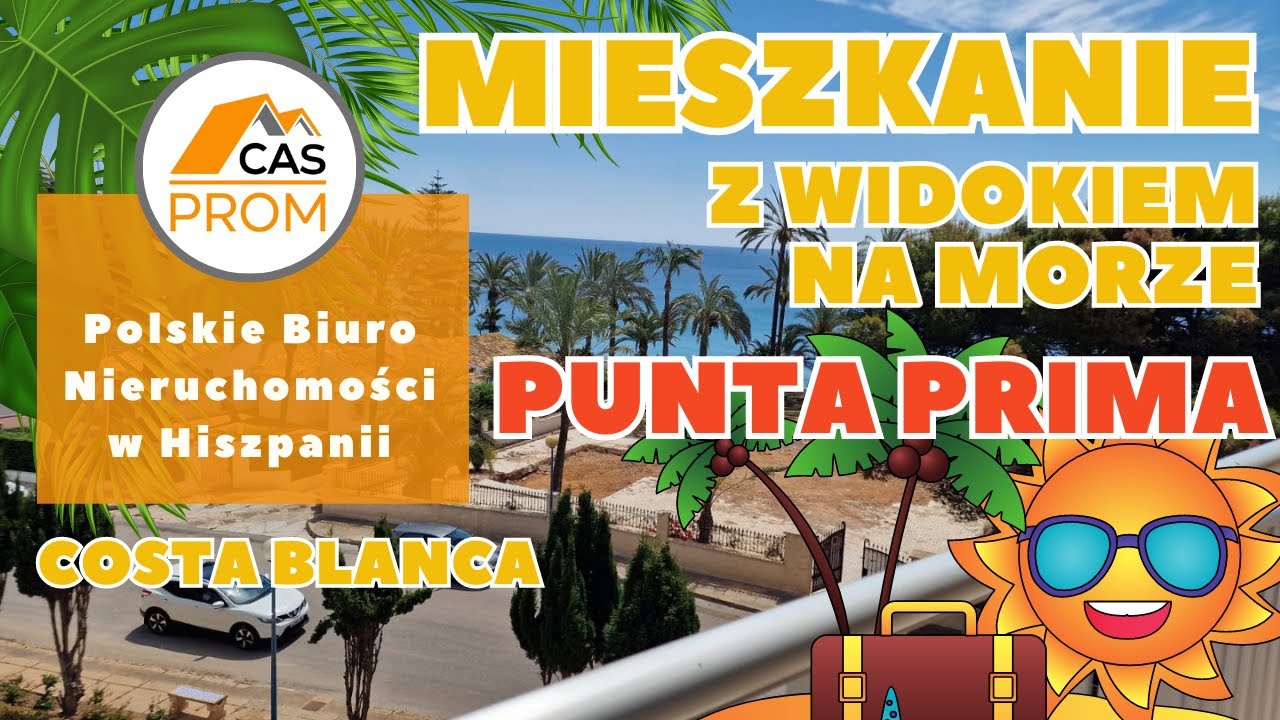 FANTASTYCZNY APARTAMENT Z WIDOKIEM NA MORZE NA SPRZEDAŻ W PUNTA PRIMA, COSTA BLANCA, HISZPANIA