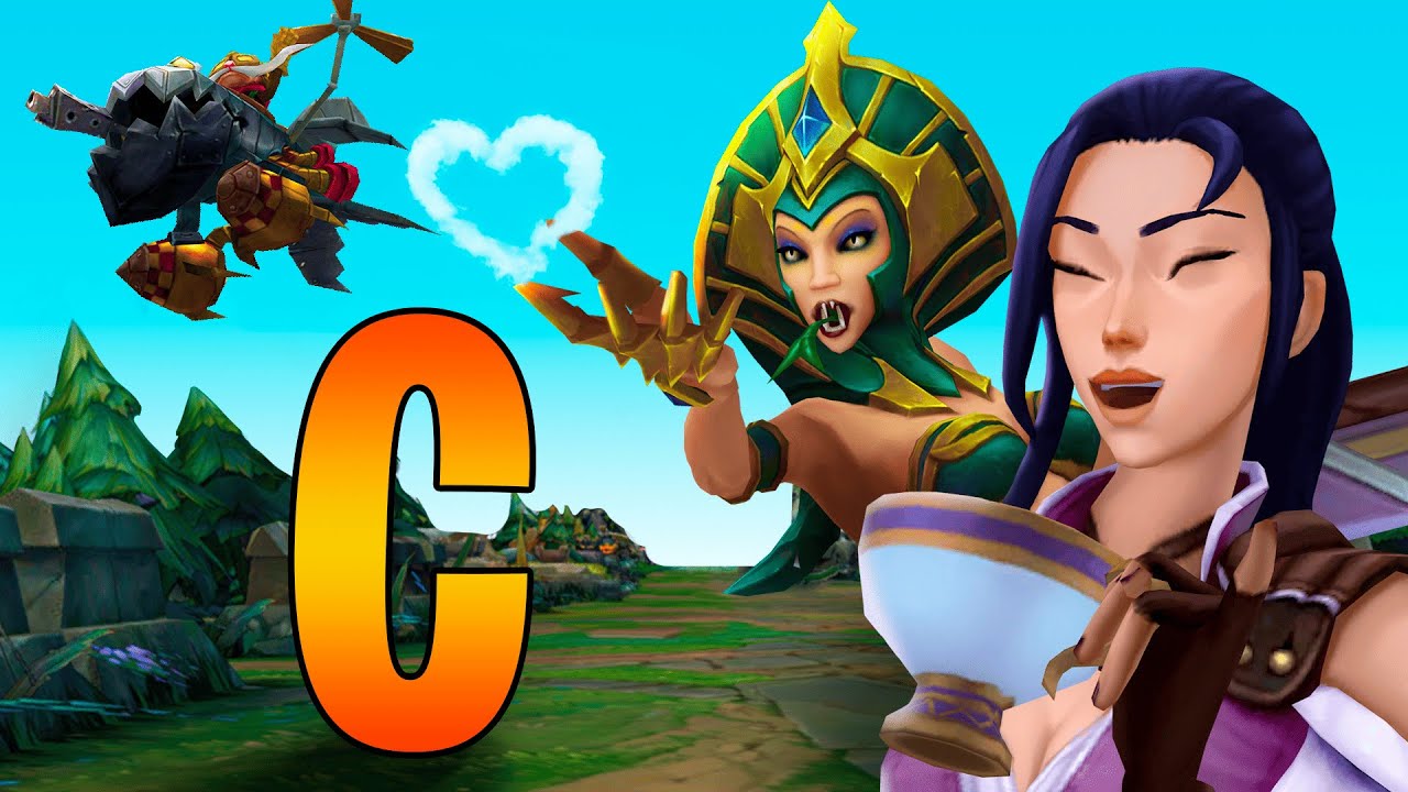 TODOS LOS CAMPEONES DE LOL POR LA LETRA C