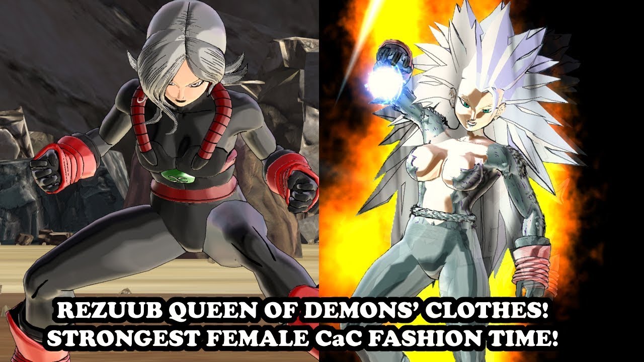 REZUUB QUEEN OF DEMONS' CLOTHES! END OF THE WORLD QUEST! STRONGEST CaC! Dragon Ball Xenoverse 2 Mods