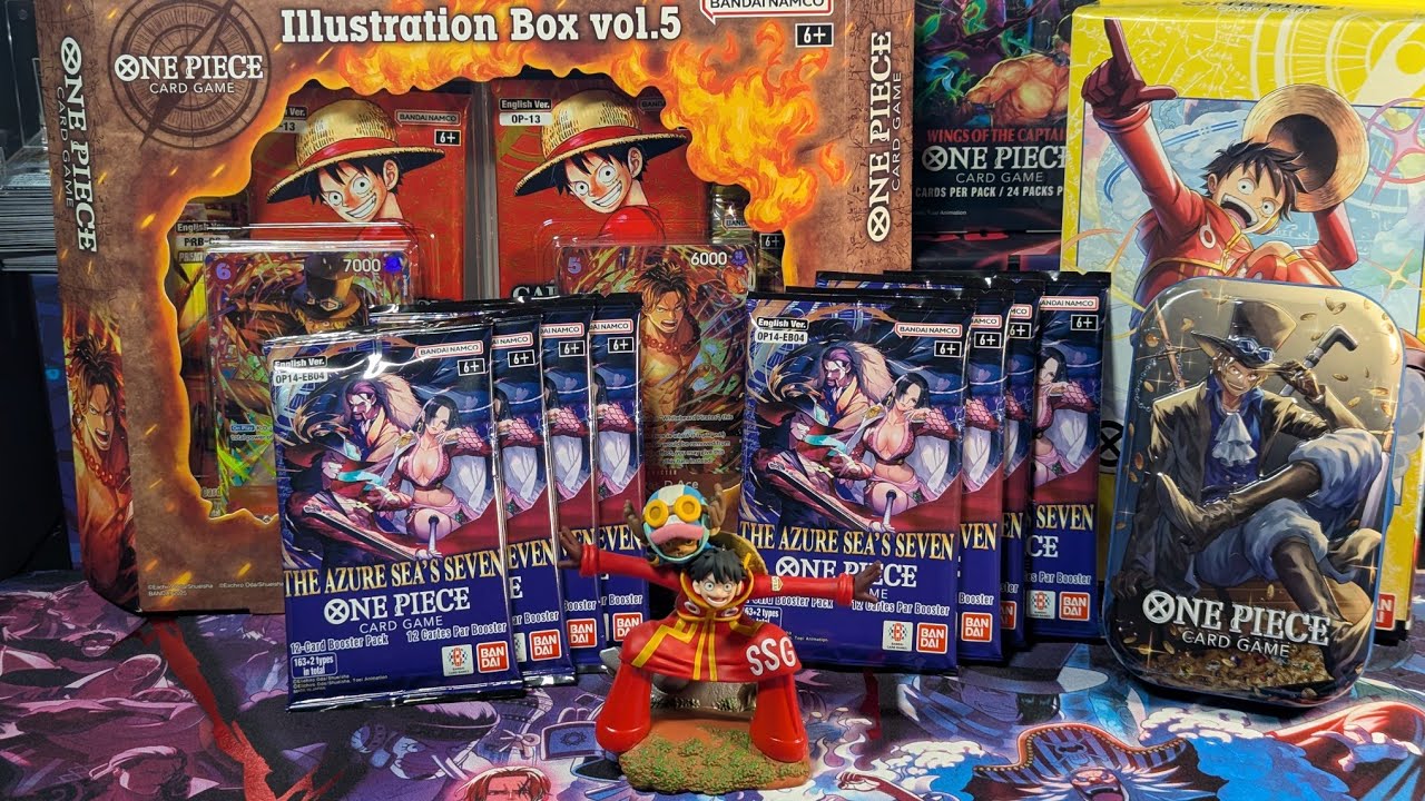 HUGE HIT! It's time for another One Piece Variety Rip! OP-13, OP-14, EB04, OP-06, ST-29 Starter Deck