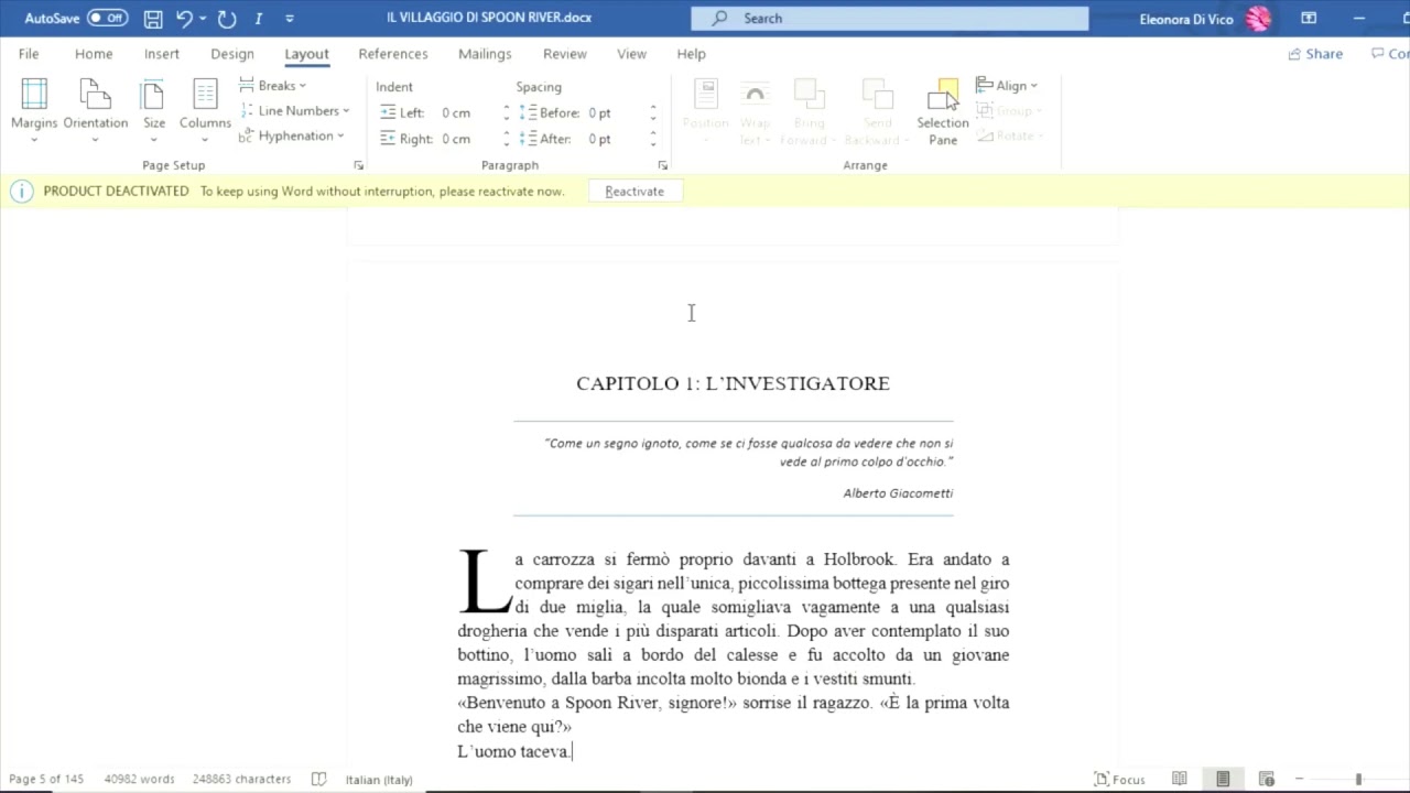 TUTORIAL: IMPAGINARE CON WORD