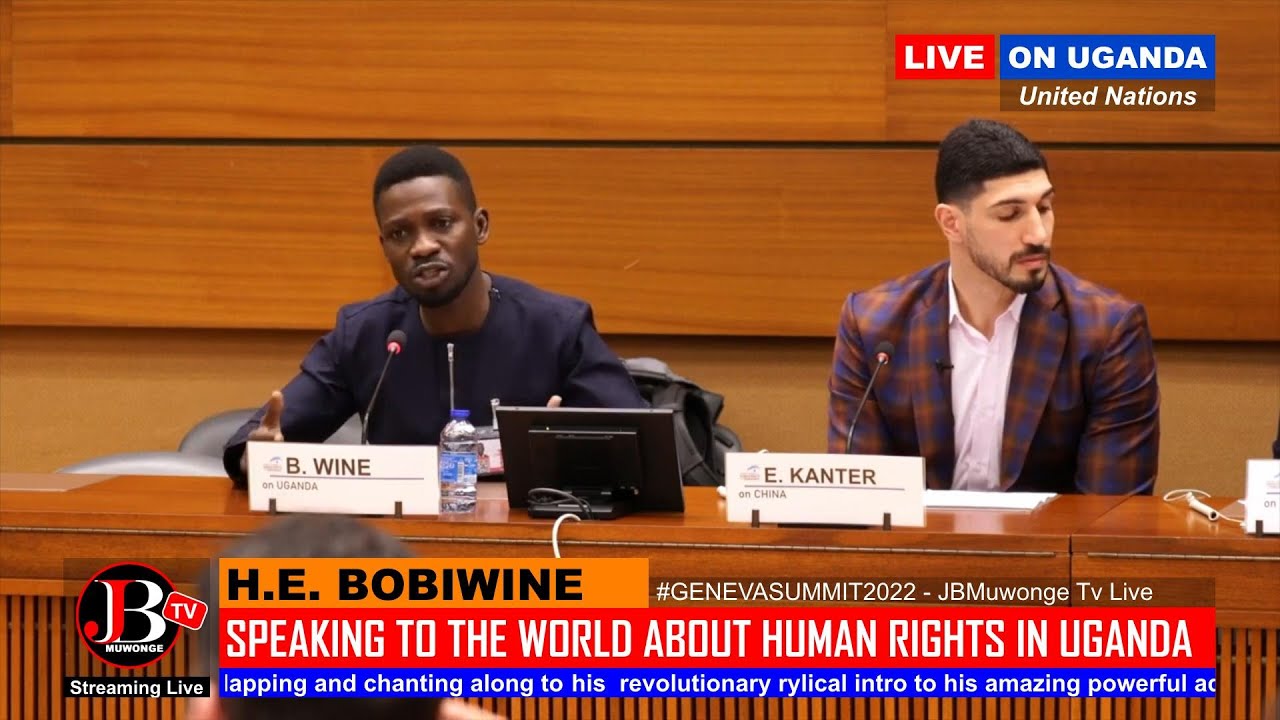H.H. Bobiwine session 2 | Speaking to the world at the opening of the united nations Geneva Summit