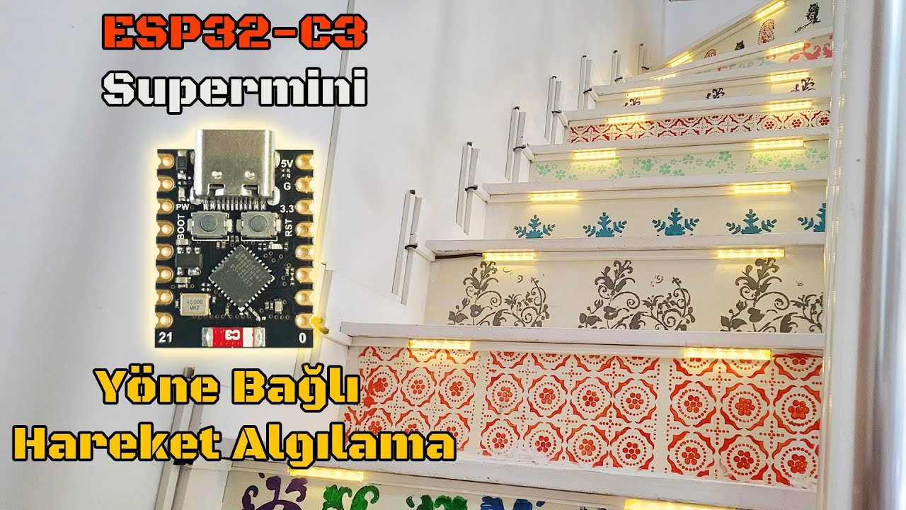 Karanlık Merdivenlere Son: Hibrit Sensörlü (Lazer + PIR) LED Projesi