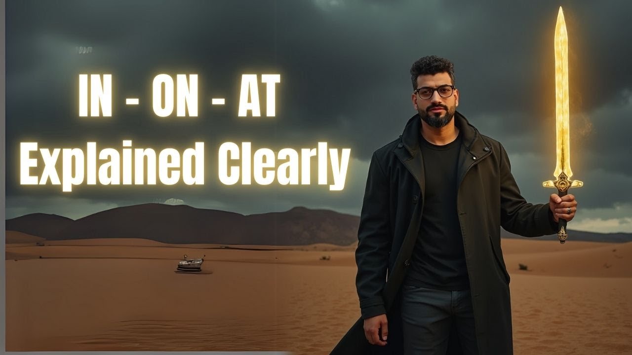لسه بتتلخبط في in و on و at؟ 🤯 شرح prepositions بأسهل طريقة وأمثلة هتفهمك الفرق مرة واحدة!