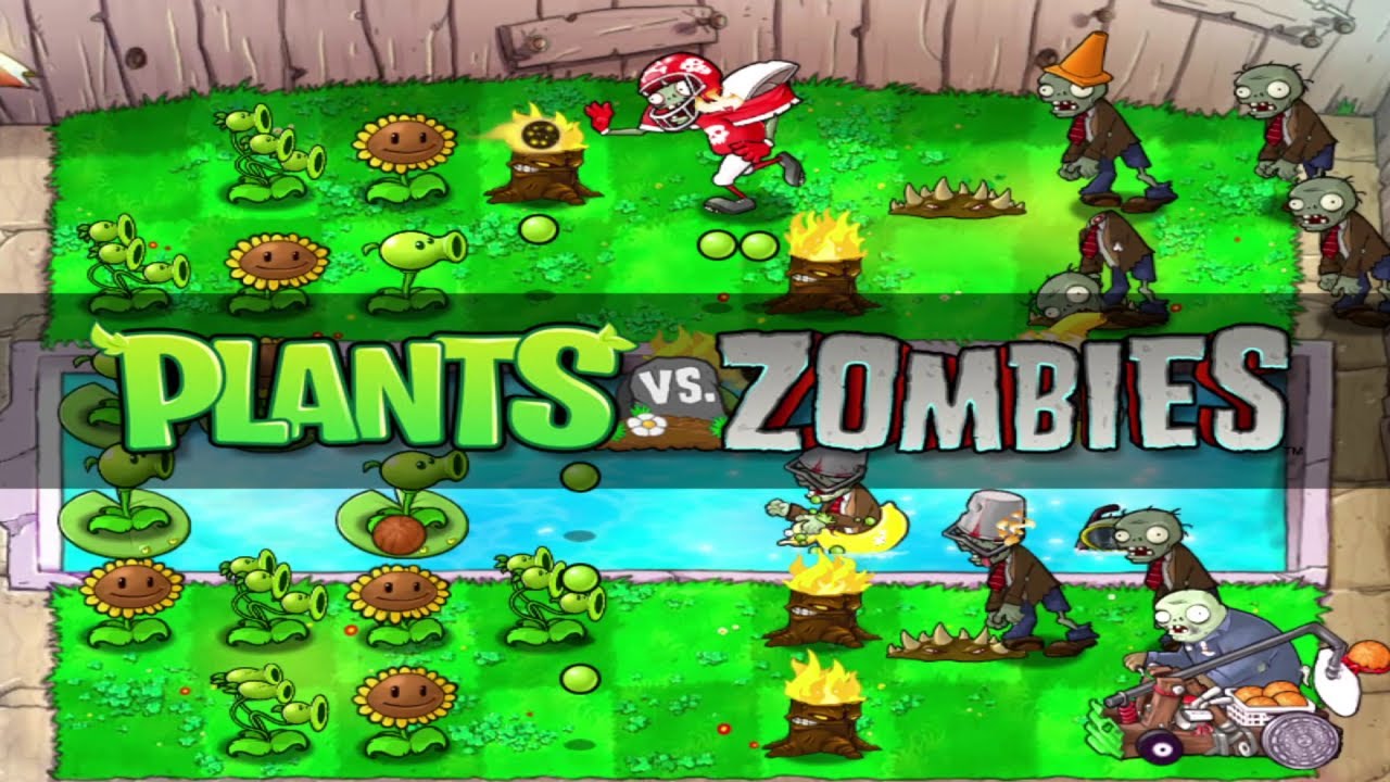 Can I Stop the Zombies? | Plants Vs Zombies #1 | Game Zoned | @GameZonedYT