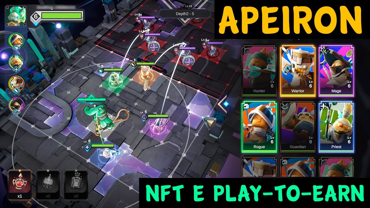 APEIRON - JOGO RPG DE AÇÃO ESTILO ROGUE-LITE (NFT E PLAY TO EARN) #AD