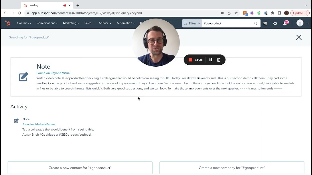 Use hashtags in your HubSpot notes. You won't regret it!!