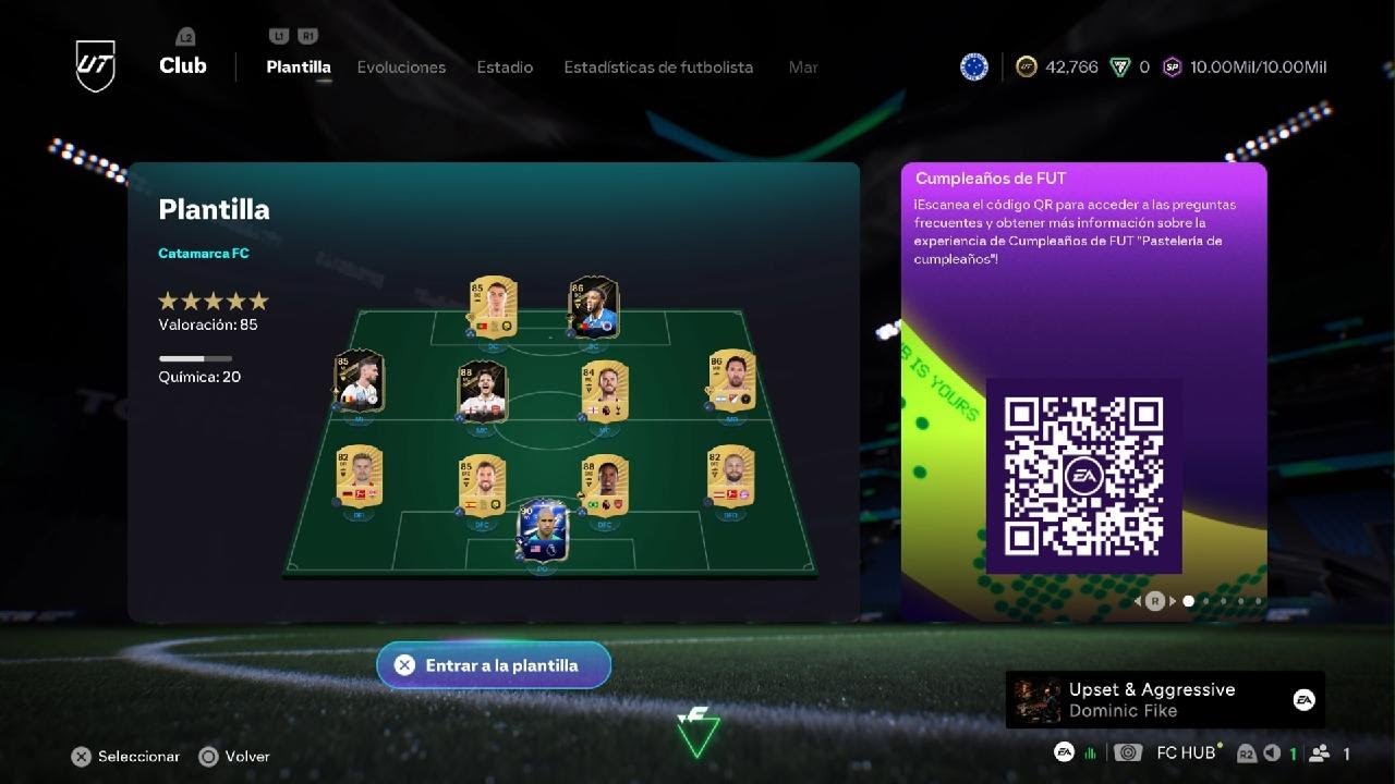 Dia 54 prácticando para ser jugador profesional de fc 26
