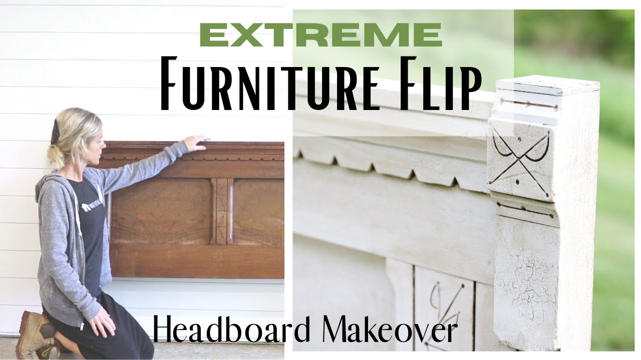 Headboard Makeover ~ Furniture Flip ~ DIY Bench ~ Bed Makeover ~ Headboard Idea ~ Paint and Glaze