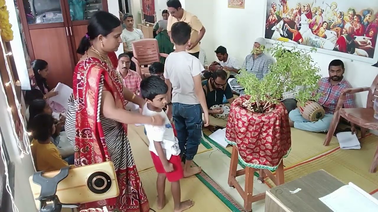 Bhajahure mann, Tulsi Parikrama and Acyutam Keshavam on Bhismastami 