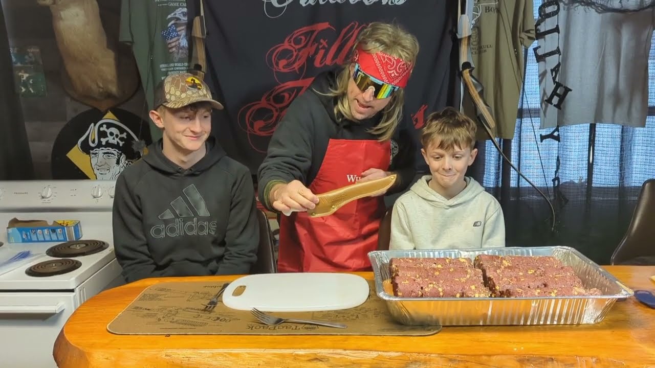 Spicy Venison Pringle Logs - High temp cheese, with a spicy sausage mix.