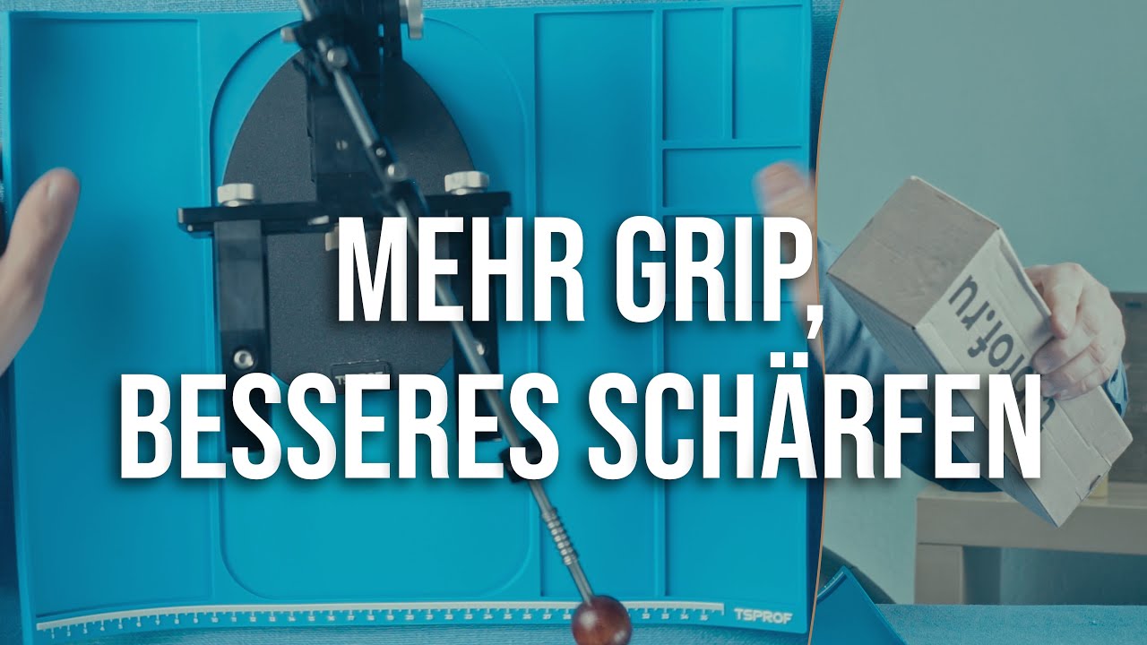 Mehr Stabilit&auml;t, mehr Sch&auml;rfe: Die Silikonunterlage f&uuml;r Profi-Sch&auml;rfer! | Sharpinator.de