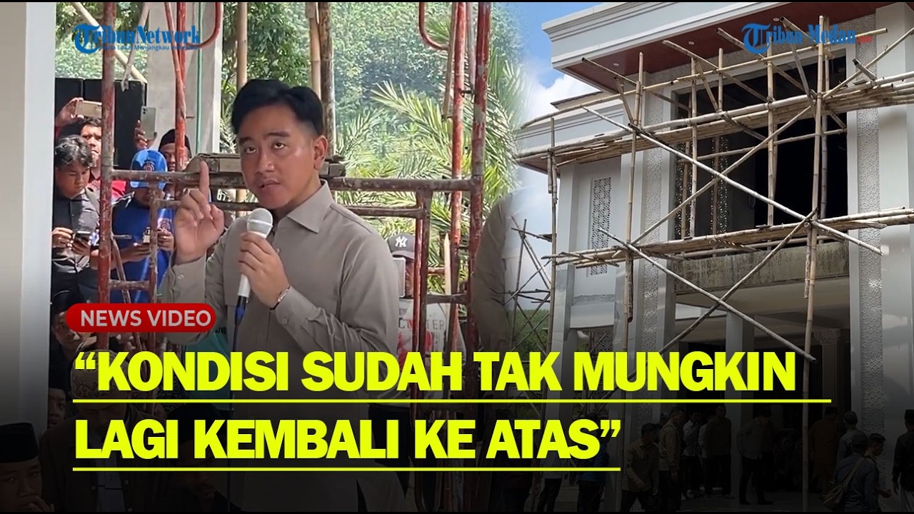 GIBRAN KUNJUNGI Posko Pengungsi Ponpes Al-Adalah Beri Pesan Penting ke Santri