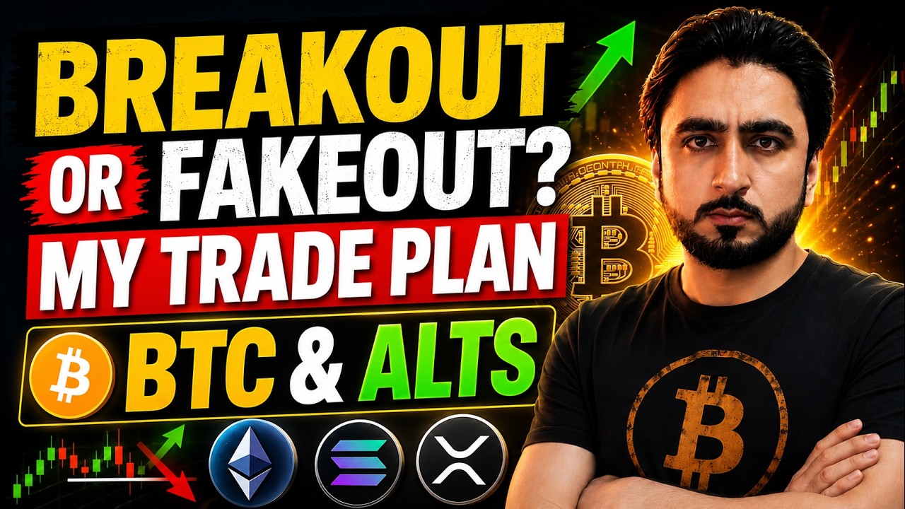 🚨 Bitcoin BREAKOUT or FAKEOUT? My BTC & Altcoins Trade Plan 😱