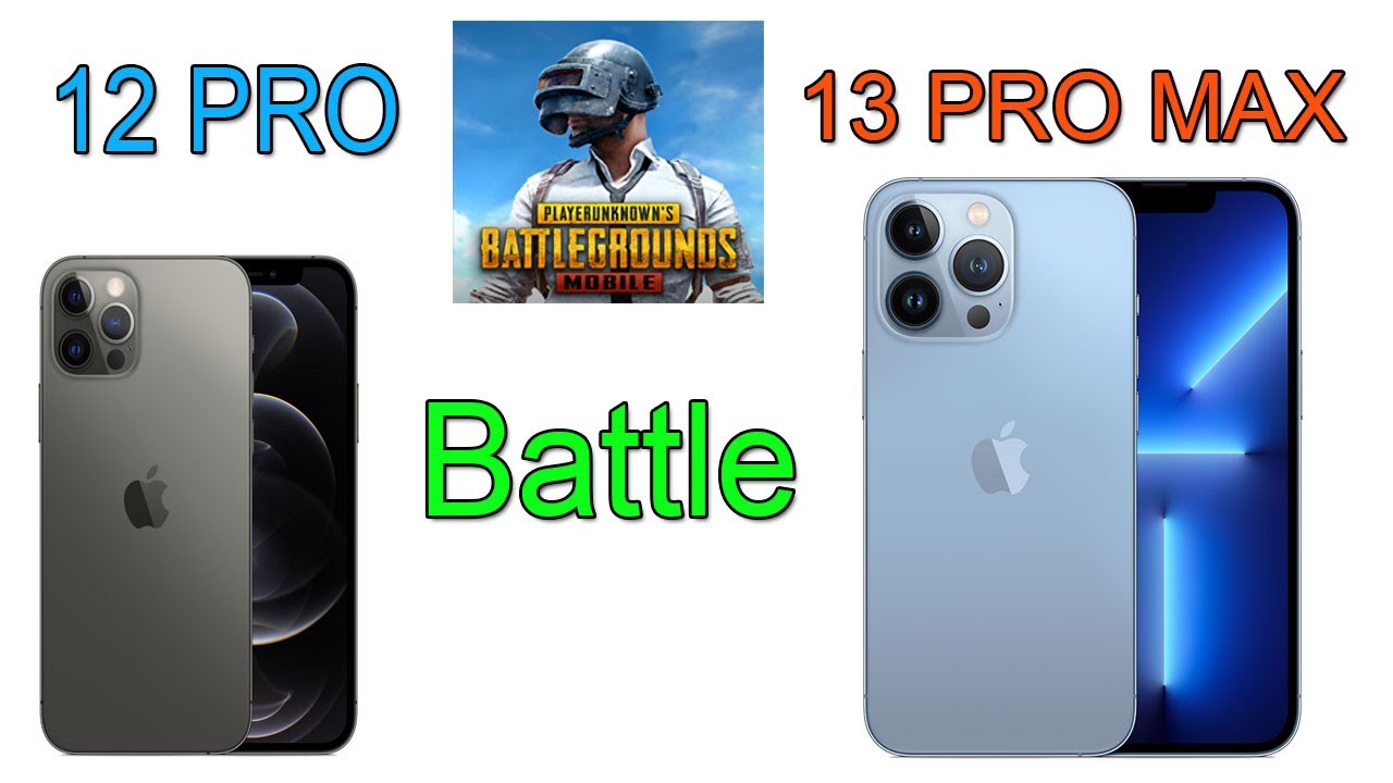iPhone 12 PRO vs 13 PRO MAX Pubg speed test