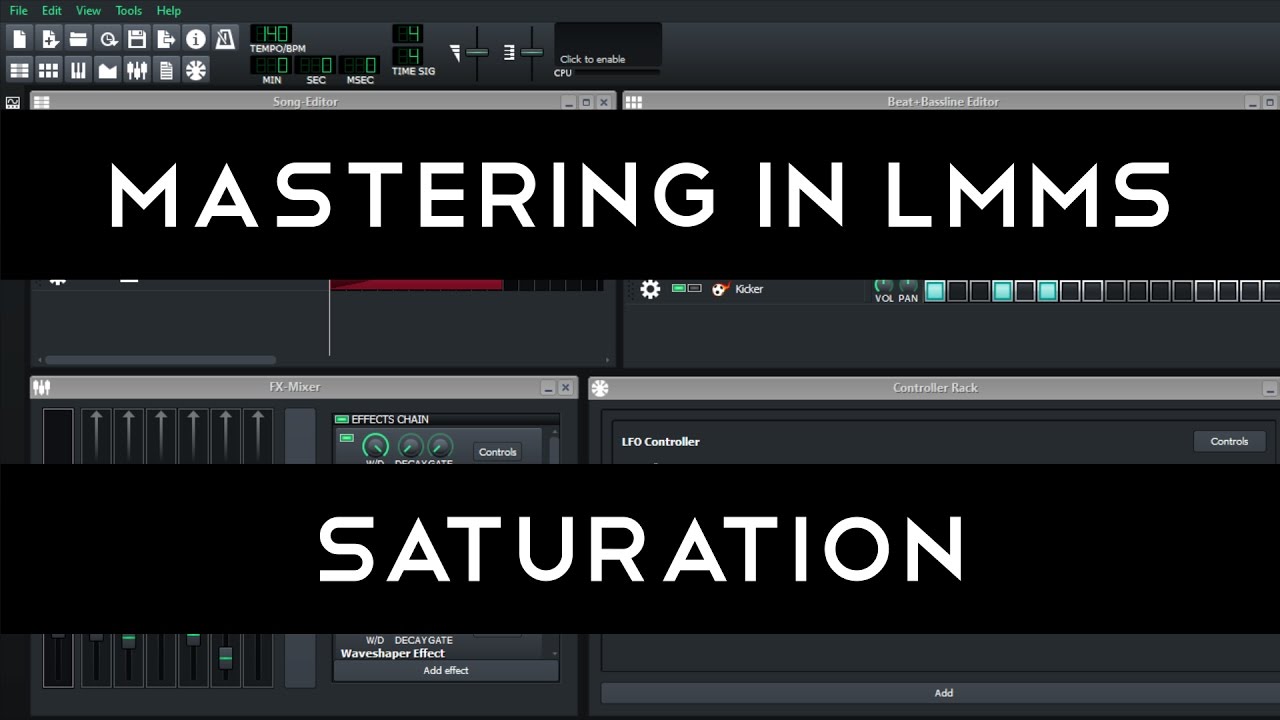 Mastering in LMMS 1: Saturation