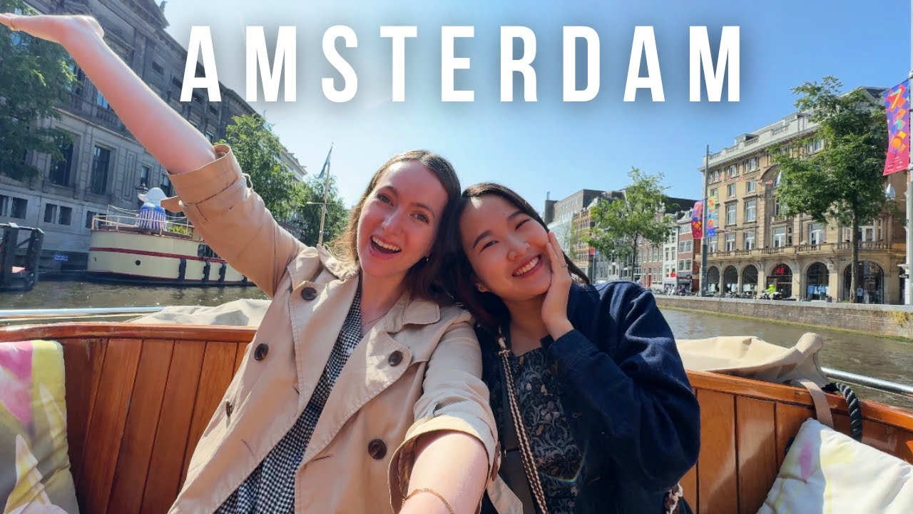Поездка девушек в Амстердам | Экскурсия по каналам, стропвафли и многое другое