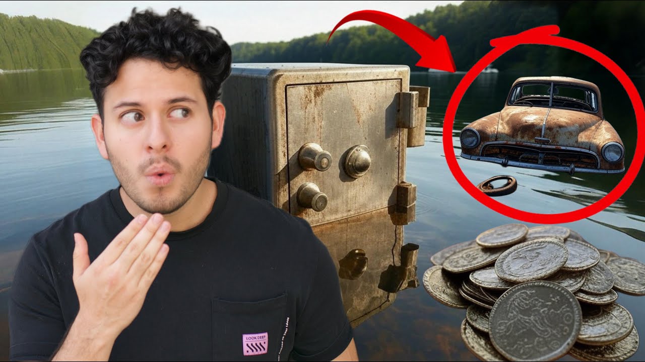 ENCONTR&Eacute; un TESORO PESCANDO con un IM&Aacute;N GIGANTE 😳