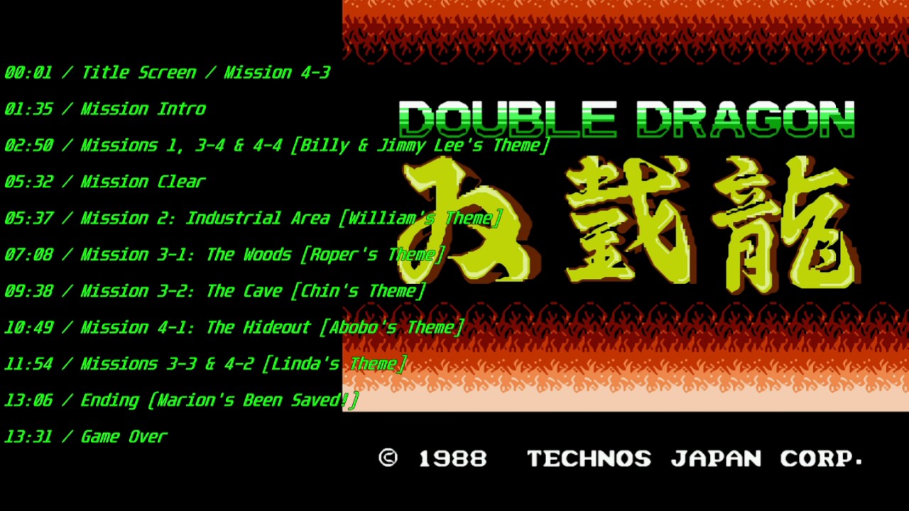 Nes Double Dragon Soundtrack