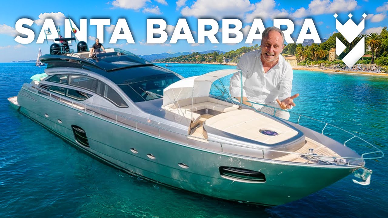 Внутри Pershing 80 «Santa Barbara» | Обзор яхты на продажу (Роскошь и инновации)
