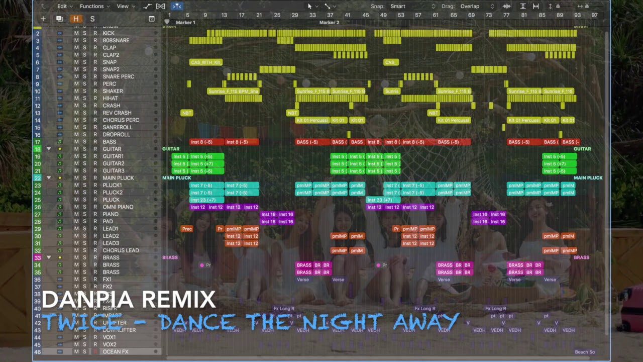 TWICE - Dance The Night Away REMIX [INSTRUMENTAL]