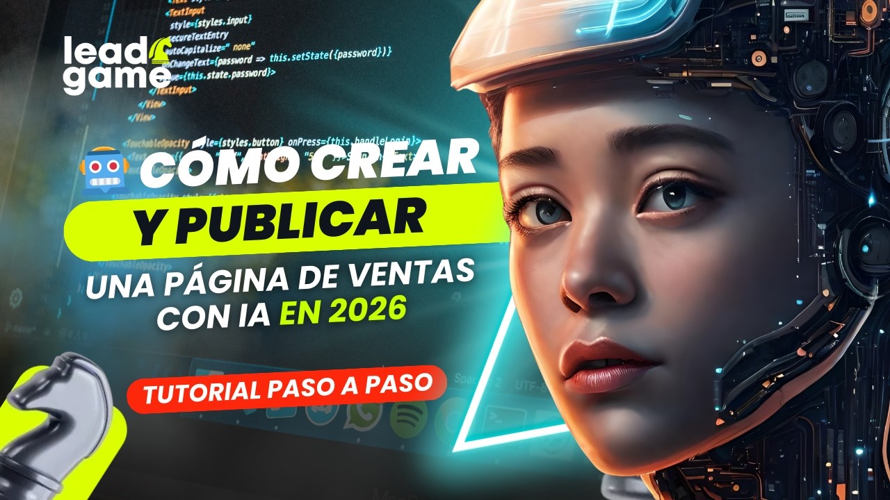 🤖 Cómo crear y publicar una página de ventas con IA en 2026 | Tutorial completo paso a paso