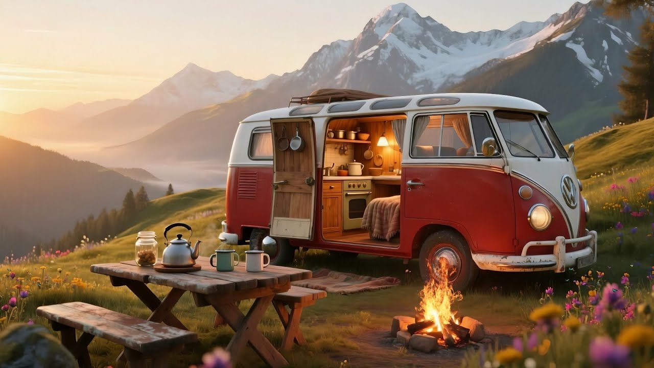 Calm Indie Folk Drive 🚐 | Relaxing Acoustic Music for Road Trips