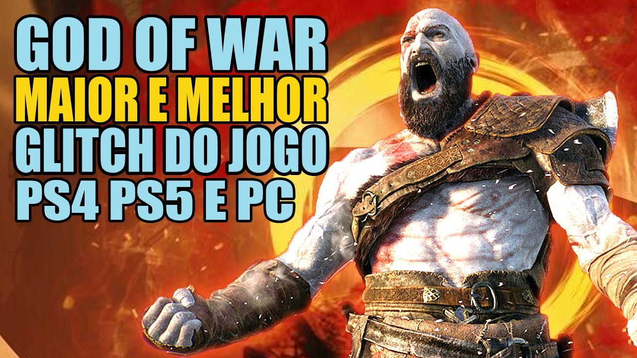 GOD OF WAR GLITCH INSANO PS4, PS5 E PC 2022