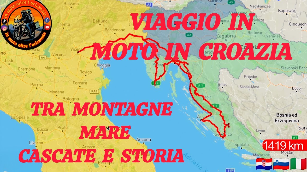 Croazia in Moto: 1.500 km tra Mare, Montagne e Cascate! Un Viaggio Oltre l’Orizzonte