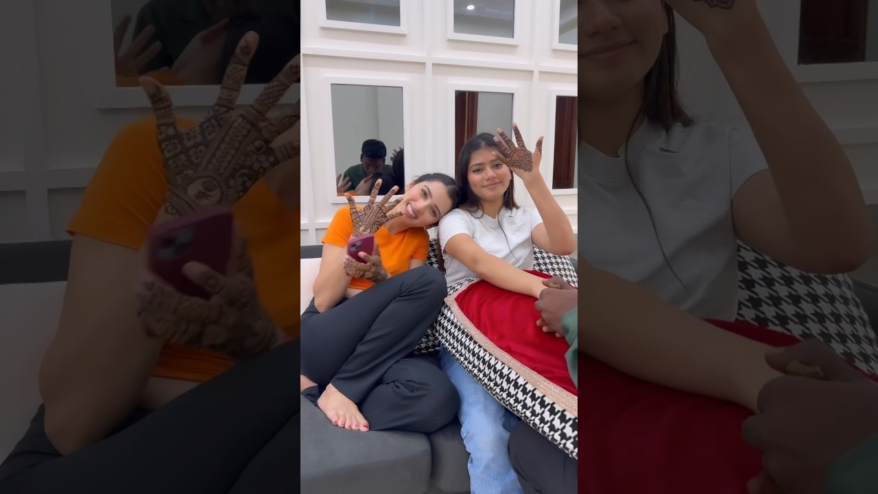 Rakhi aur Mehendi 🤩 #shorts #ytshorts #youtube #youtubeshorts #creator #minivlog #poonampbisht