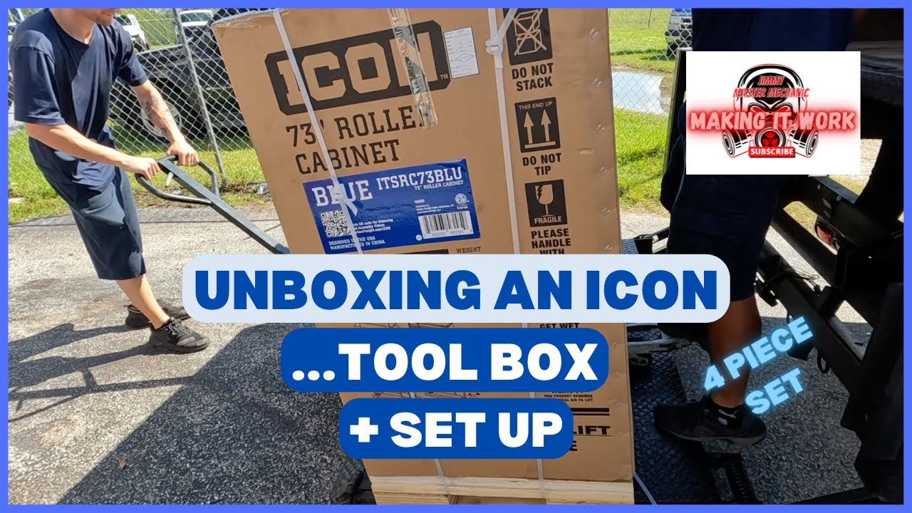 Доставка, настройка и общий вид ICON TOOL BOX... Джо заказал один, увидев мой красный...