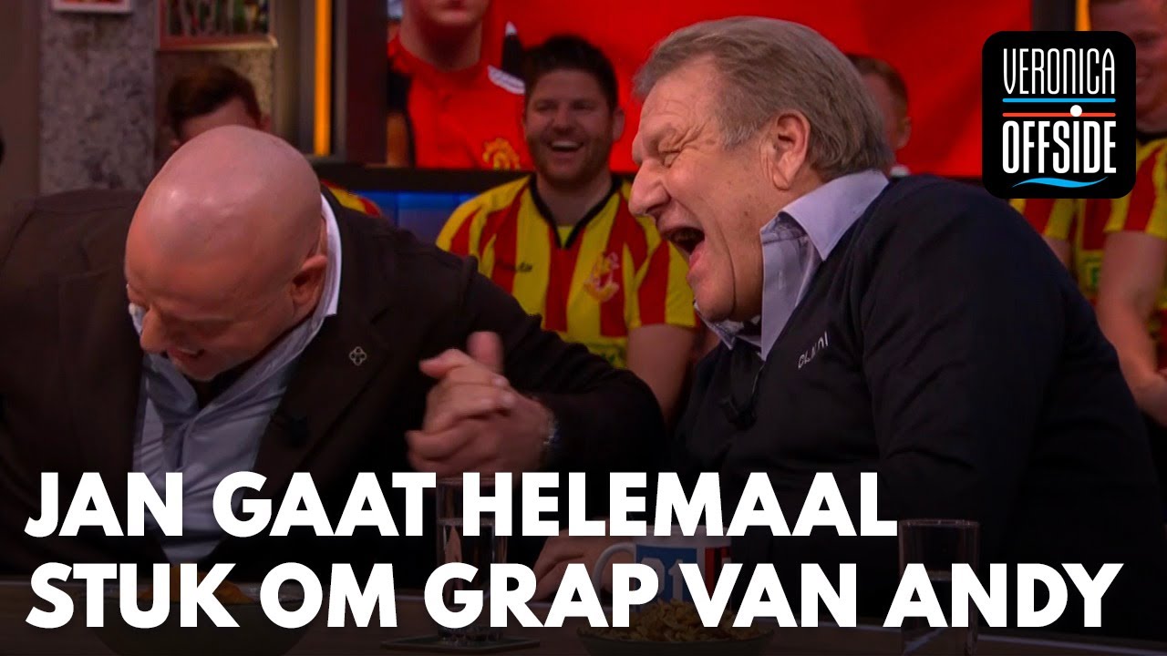 Jan gaat helemaal stuk om grap van Andy | VERONICA OFFSIDE