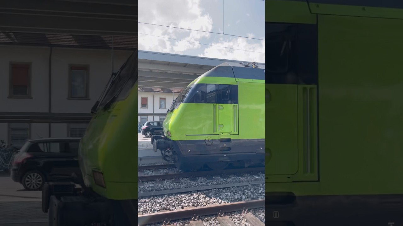 BLS Re 465 & goldenpassexpress arriving in Interlaken west!  