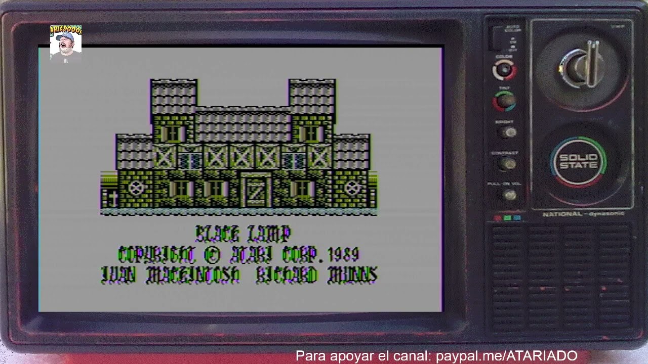 Black Lamp - Intro/Music - Genuine ATARI 800XL - NTSC - ATARI 8 bit music