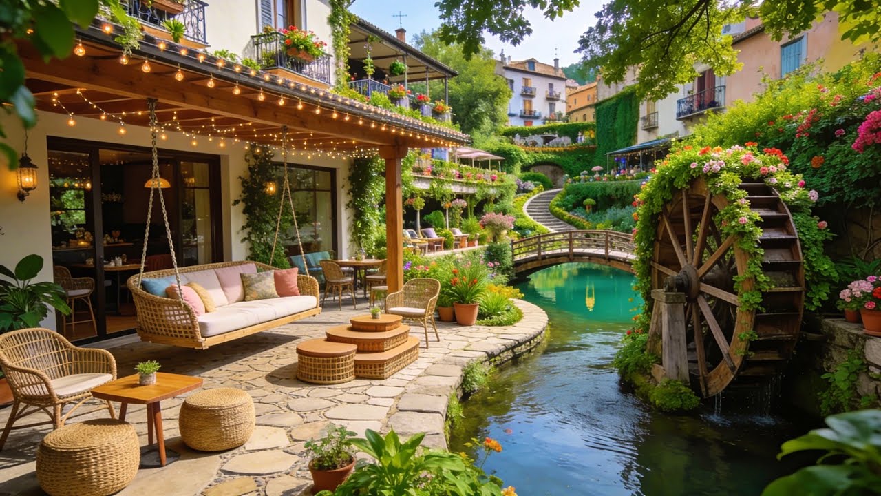 Gentle Garden Escape Jazz 🍀｜Soft Cafe Jazz for a Calm and Productive Day