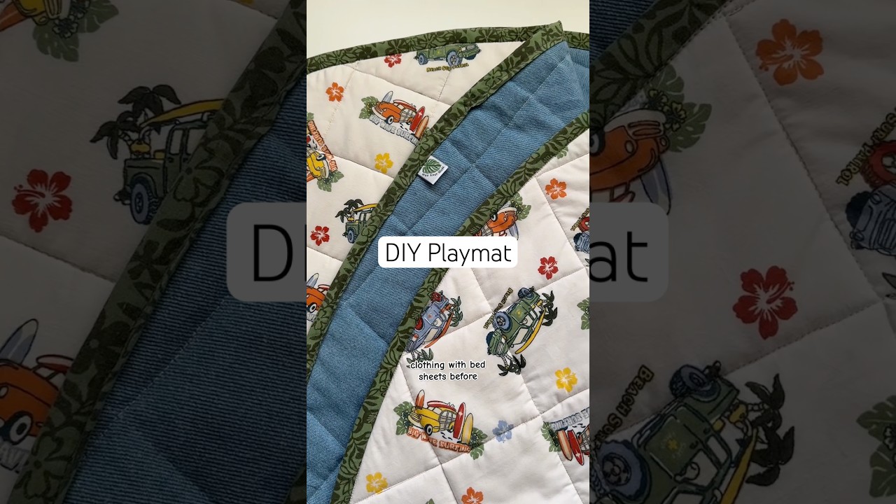 DIY playmat 🧵 #sewing #diy
