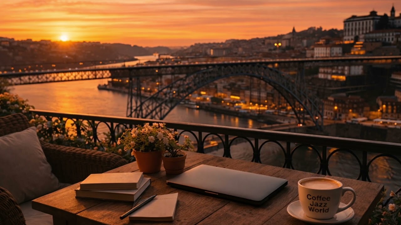 Study & Relax in Porto 🌅 Cozy Jazz Terrace for Focus, Work & Deep Concentration