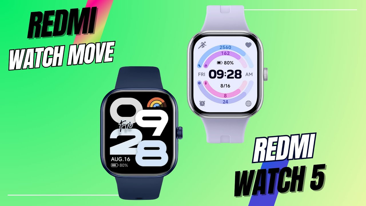 Redmi Watch 5 vs Redmi Watch Move