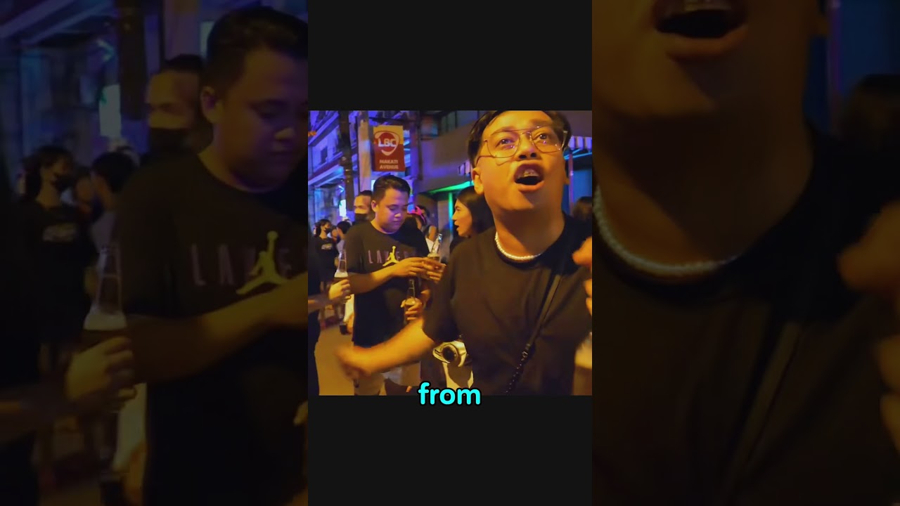 This guy got stopped by this group of filipino friends. YOU WILL NOT BELIEVE WHAT THEY DID!!