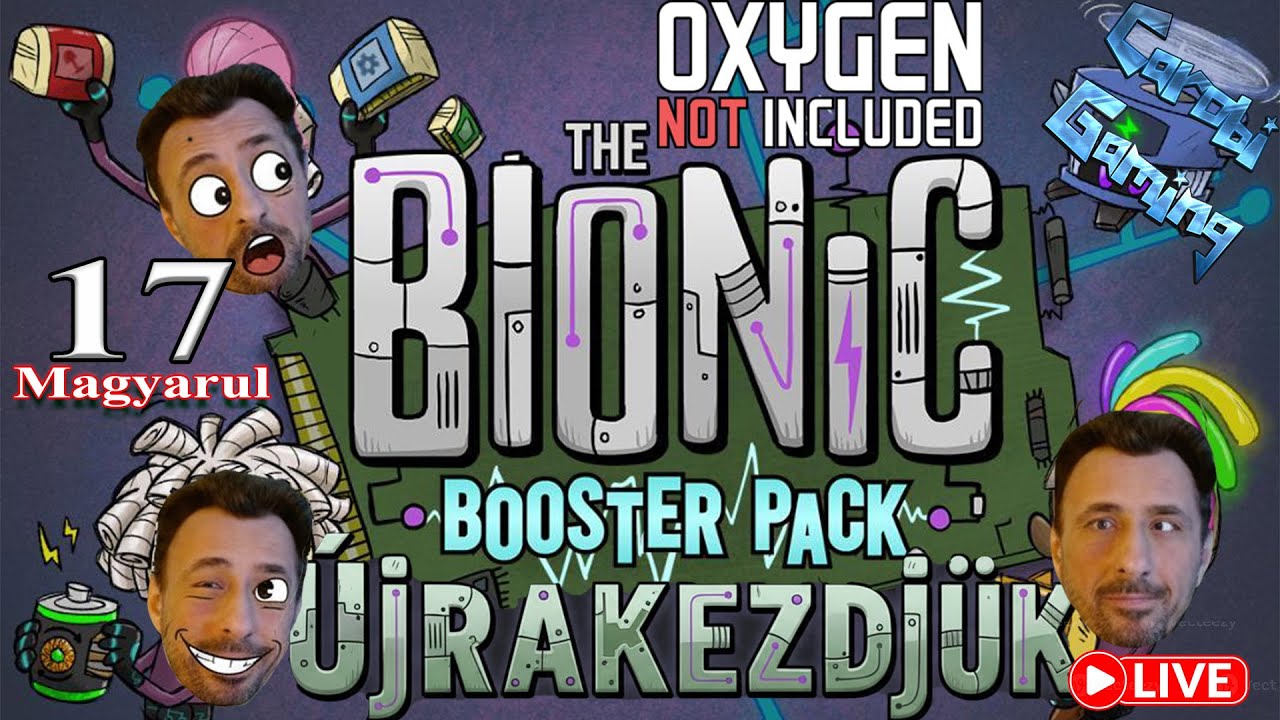Oxygen Not Included 17 r&eacute;sz - &Uacute;jrakezdj&uuml;k a BIONIC BOOSTER PACK DLC-t